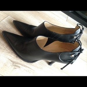 Genuine leather black Michael Kors booties